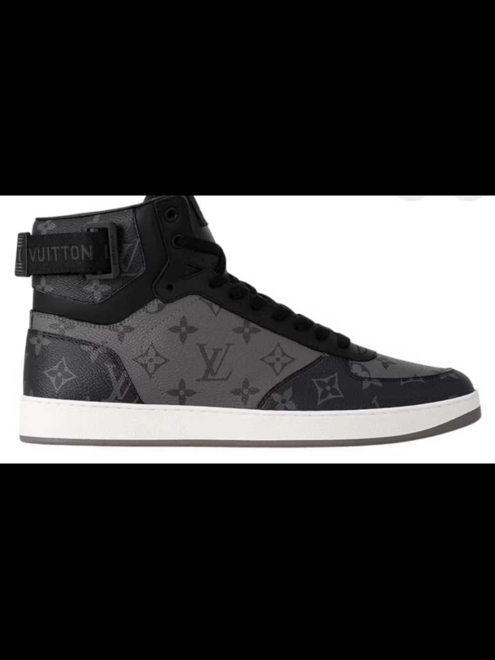 LOUIS VUITTON RIVOLI SNEAKER BOOT IN MONOGRAM GRAPHITE!
